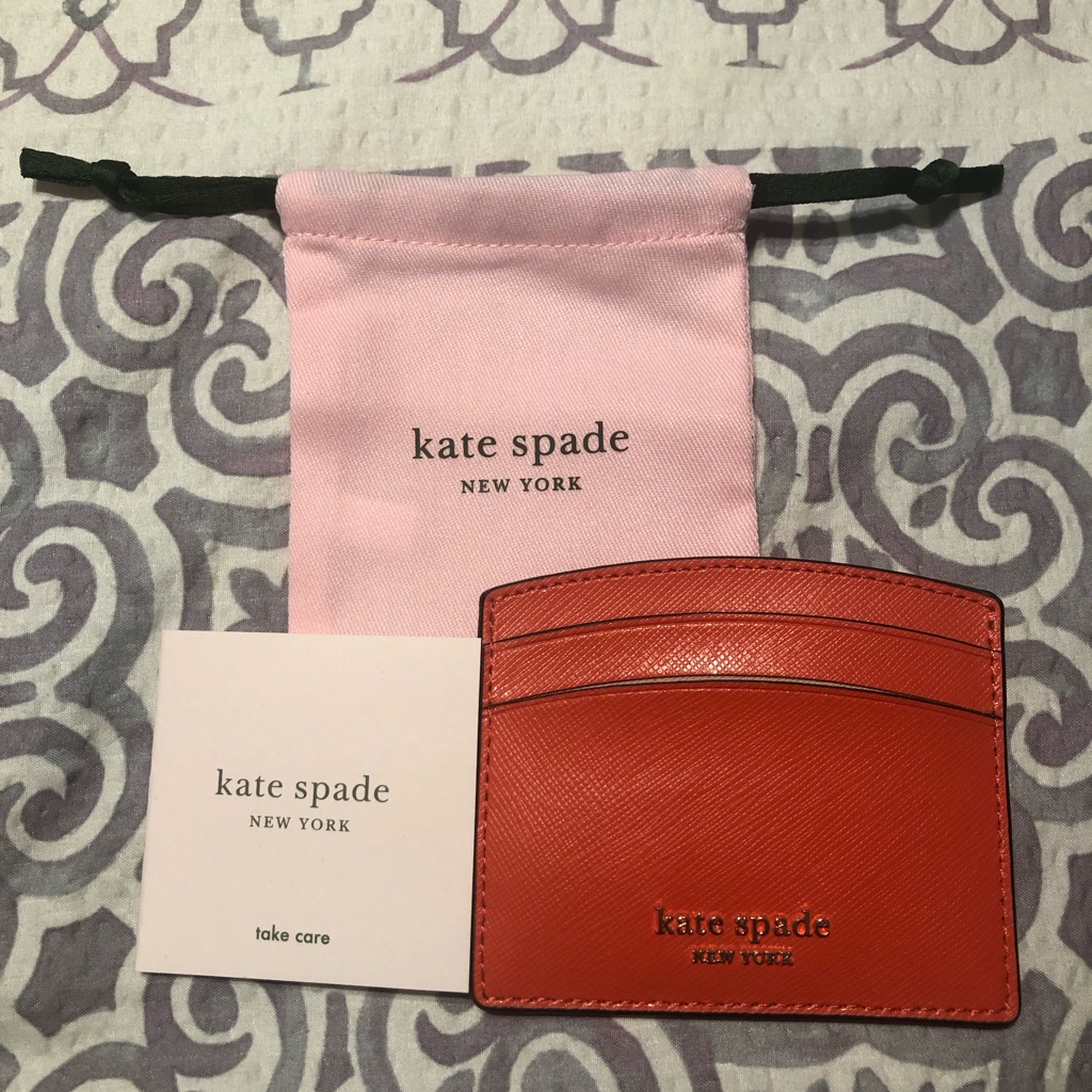 Kate Spade New York Saffiano Leather Card Holder Kate Spade New York Saffiano Leather Card Holder